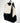 AMERICAN DARLING ADBG363BKW -FASHION LEATHER FLAP BACKPACK LEATHER DAYPACK SHOULDER BAG BLACK AND WHITE HAIR-ON COWHIDE FLAP