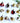 CULTURAS Mini Mercury Glass Ornament Assortment in Antique Colors