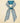 ACCITY Floral Letter Scarf - Deep Blue