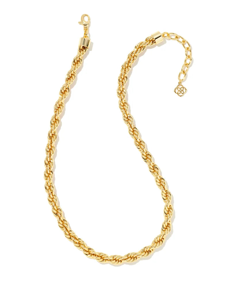 Kendra scott gold chain necklace deals