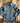 ROCK & ROLL DENIM PANHANDLE POWDER RIVER KNIT MELANGE JACKET IN BABY BLUE