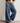 Vintage Frayed Flower Patch Wide Leg Jeans