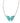 KENDRA SCOTT BUTTERFLY DROP NECKLACE IN VARIEGATED TURQUOISE