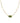 KENDRA SCOTT Elisa Vintage Gold Bamboo Frame Short Pendant Necklace in Sage Serpentine