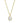 KENDRA SCOTT Daphne Gold Pave Frame Short Pendant Necklace in Iridescent