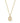 KENDRA SCOTT Daphne Gold Framed Short Pendant Necklace in Iridescent Drusy