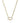 KENDRA SCOTT Emery Gold Link and Chain Necklace in White Crystal