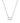 KENDRA SCOTT Emery Silver Link and Chain Necklace in White Crystal