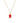 KENDRA SCOTT Ada Gold Short Pendant in Red Illusion