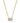 KENDRA SCOTT Bailey Gold Pave Short Pendant Necklace in White Crystal