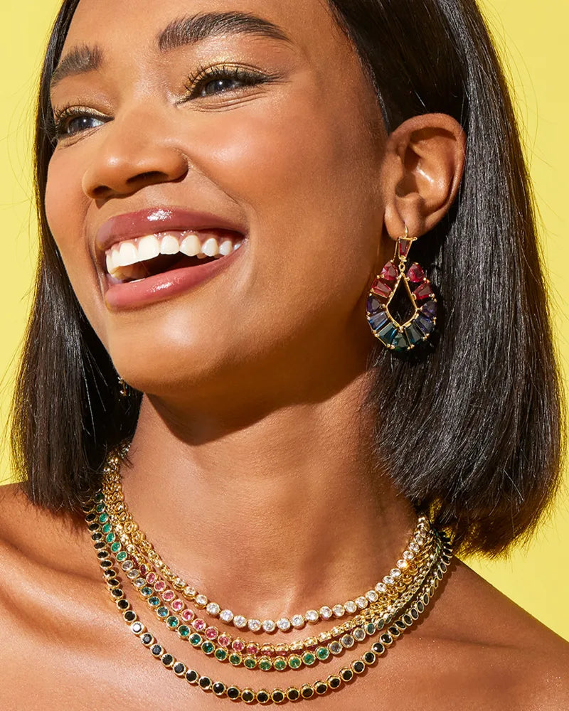 KENDRA SCOTT CARMEN TNS NCK GLD 710 Carmen Gold Tennis Necklace in KENDRA SCOTT CARMEN TNS NCK GLD 710 Carmen Gold Tennis Necklace in
