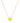 KENDRA SCOTT Tennis Gold Short Pendant Necklace in Chartreuse Magnesite