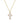 Kendra Scott - PINK/GOLD CROSS PENDANT NECKLACE