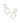 Kendra Scott - Gold DAPHNE PAVE OPEN FRAME EARRINGS