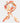 Sensibling Corp. - Abstract Tropical Bloom Printed Square Silky Satin Scarf - Orange