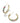 KENDRA SCOTT CAILIN CRS HOOP GLD 710 Cailin Gold Crystal Hoop Earrings in White Crystal