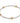 ENewton - Signature Cross Small 3mm Pearl Bracelet - Gold