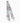 Sensibling Corp. - Abstract Pattern Print Silky Twilly Skinny Scarf - Light Blue