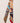 Sensibling Corp. - Abstract Pattern Printed Twilly Skinny Scarf - Red/Orange