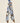 Sensibling Corp. - Floral Pattern Printed Twilly Skinny Scarf - Light Blue