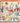 Sensbling Corp. - Tropical Leaves Print Bandana Scarf - Orange/Multicolor