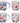 Mug Set 4pc Seeds of Love
