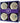 Mug Set 4pc Seeds of Love