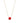 KENDRA SCOTT Jolie Short Pendant Necklace in Gold Red Illusion