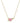 Ari Heart Arrow Pendant Necklace - Gold Pink