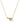 Ari Heart Arrow Pendant Necklace - Gold Pink