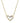 Ari Heart Statement Pendant Necklace - Gold Ivory