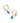 Kendra Scott - CAILIN SINGLE STONE HUGGIE EARRINGS - Gold