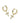 Kendra Scott - CROSS CRYSTAL HUGGIE EARRINGS - Gold