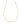 KENDRA SCOTT HAVEN HRT STRND GLD 160  Haven Gold Crystal Heart Strand Necklace in White Crystal