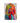 Loose Colorful Contrast Color Printed Round-neck Maxi Dresses Midi Dresses