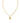 KENDRA SCOTT Crystal Letter R Short Pendant Necklace in Gold White Crystal