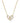 KENDRA SCOTT Heart Letter N Short Pendant Necklace in Gold Ivory Mother of Pearl