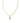 KENDRA SCOTT Crystal Letter S Short Pendant Necklace in Gold White Crystal