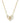 KENDRA SCOTT Heart Letter M Short Pendant Necklace in Gold Ivory Mother of Pearl