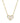 KENDRA SCOTT Heart Letter C Short Pendant Necklace in Gold Ivory Mother of Pearl