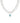 KENDRA SCOTT Melody Bird Multi Strand Necklace in Silver Teal Crystal