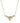 KENDRA SCOTT Longhorn Short Pendant Necklace in Gold Variegated Orange Magnesite