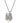 KENDRA SCOTT Alexa Locket Short Pendant Necklace in Vintage Silver Ivory Mother of Pearl