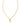 KENDRA SCOTT Crystal Letter T Short Pendant Necklace in Gold White Crystal