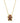 KENDRA SCOTT GINGERBREAD SHORT PENDANT NECKLACE GOLD BROWN GOLDSTONE