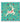 "Merry  Reindeer" Single Tumbled Tile Coaster