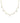 KENDRA SCOTT CAILIN DELICATE STRAND NECKLACE GOLD WHITE CZ