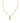 KENDRA SCOTT Crystal Letter C Short Pendant Necklace in Gold White Crystal
