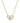KENDRA SCOTT Heart Letter E Short Pendant Necklace in Gold Ivory Mother of Pearl