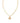 KENDRA SCOTT Crystal Letter N Short Pendant Necklace in Gold White Crystal